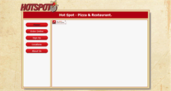 Desktop Screenshot of hotspotpizzeria.com